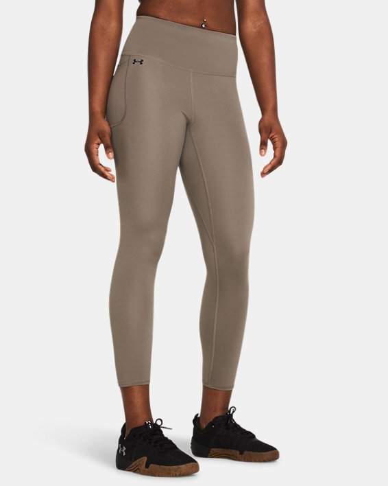 Women's UA Motion Ankle Leggings in Brown image number 0